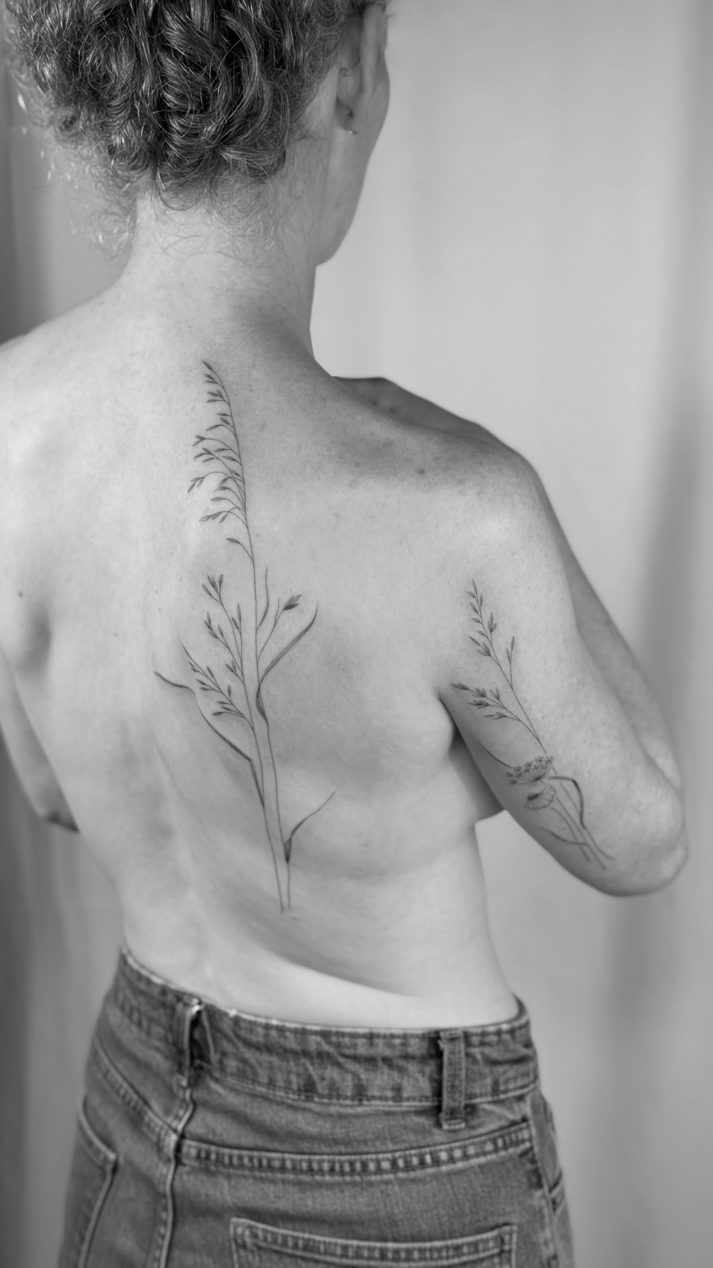 Floral tattoo