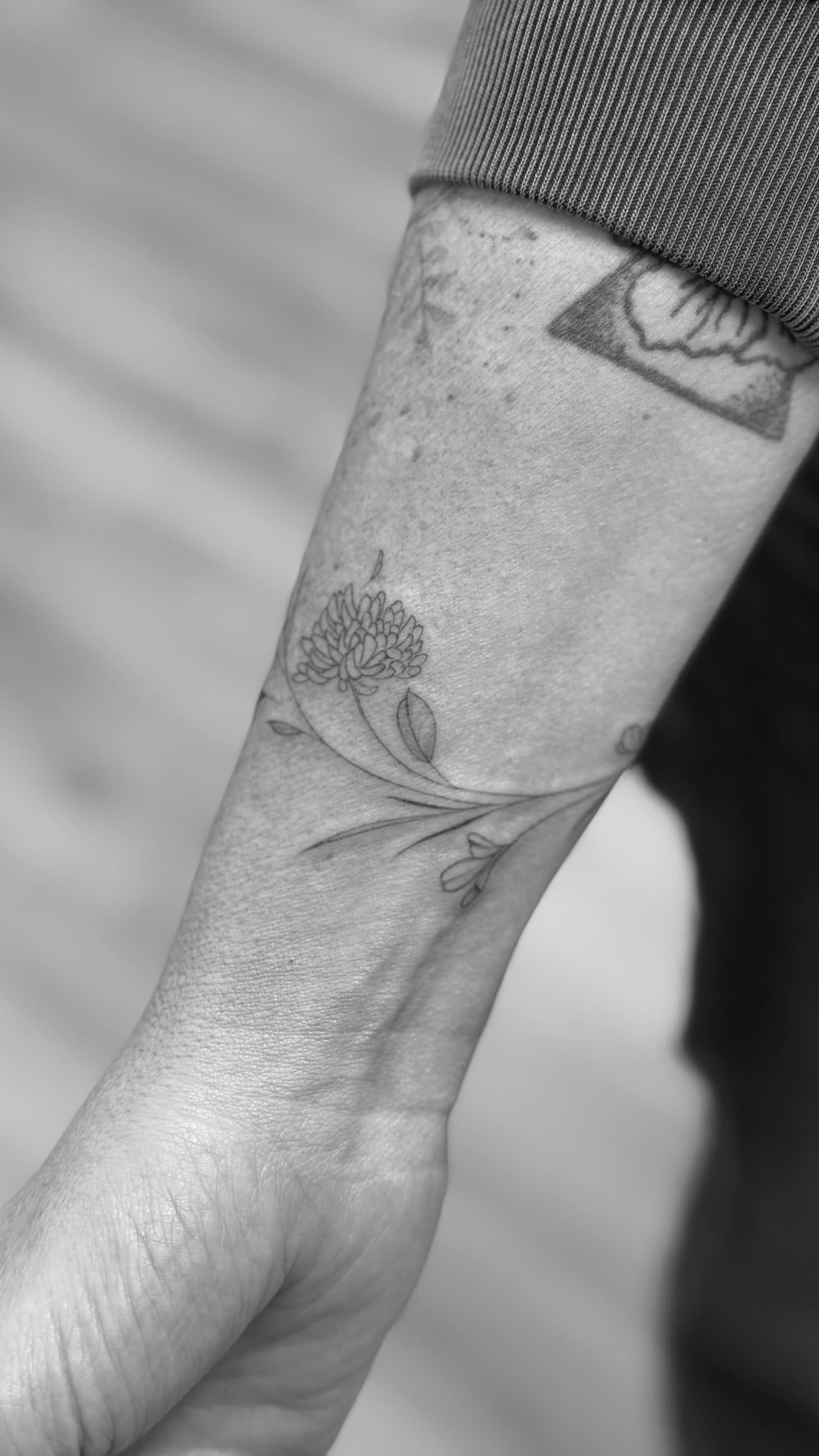 Floral tattoo