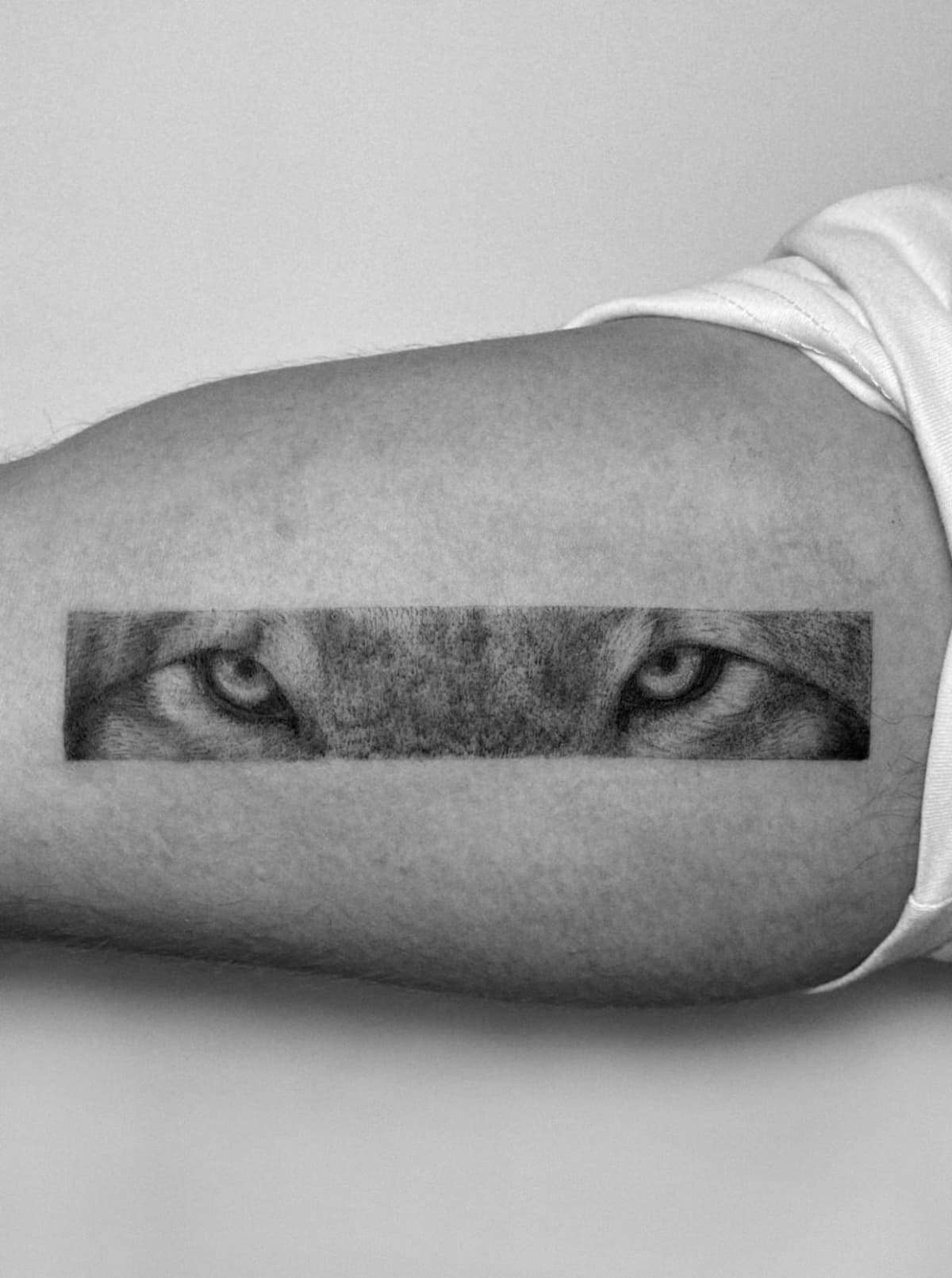 Pet portrait tattoo