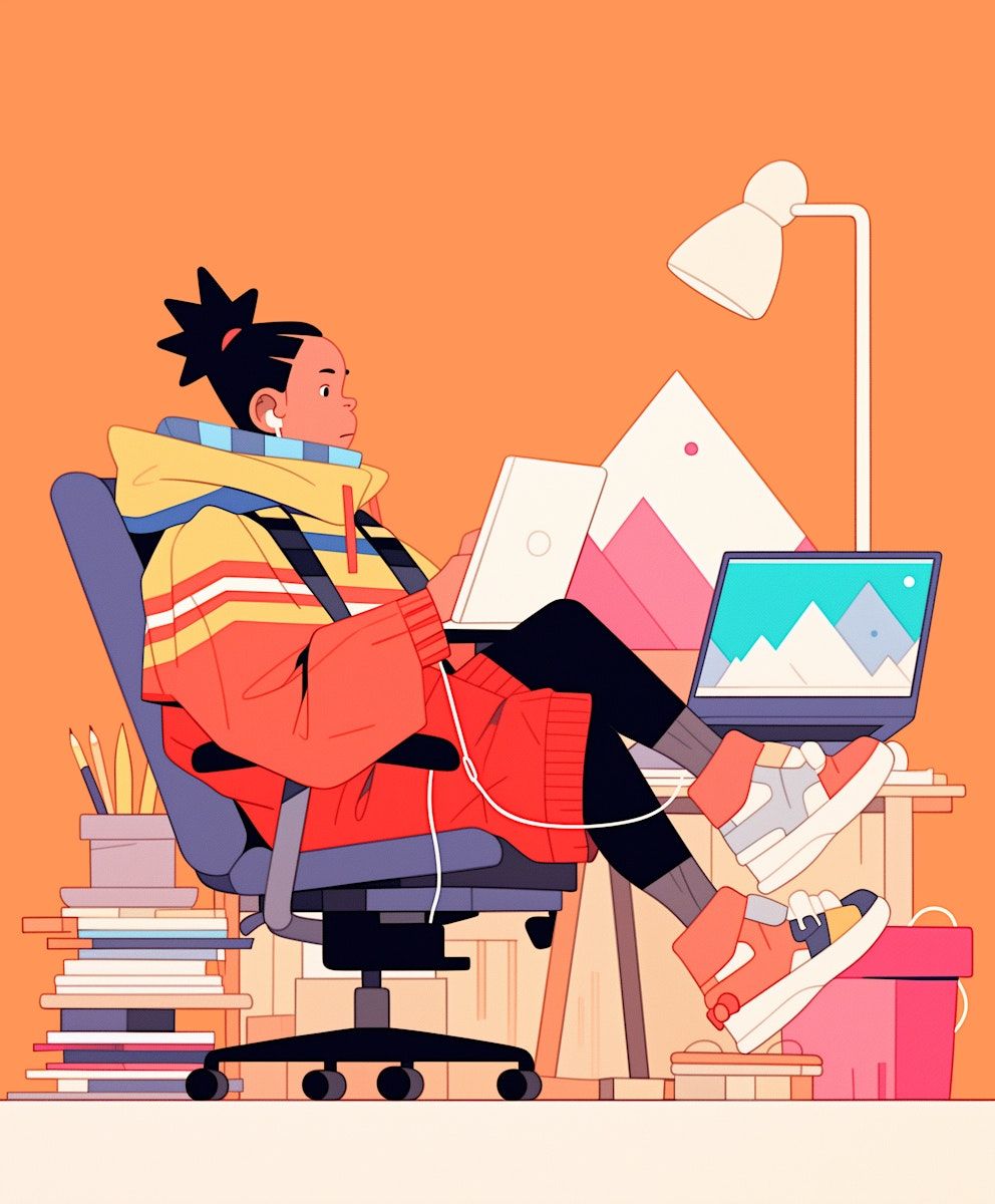 APIs vs MCPs Illustration in 4D Cartoon Style