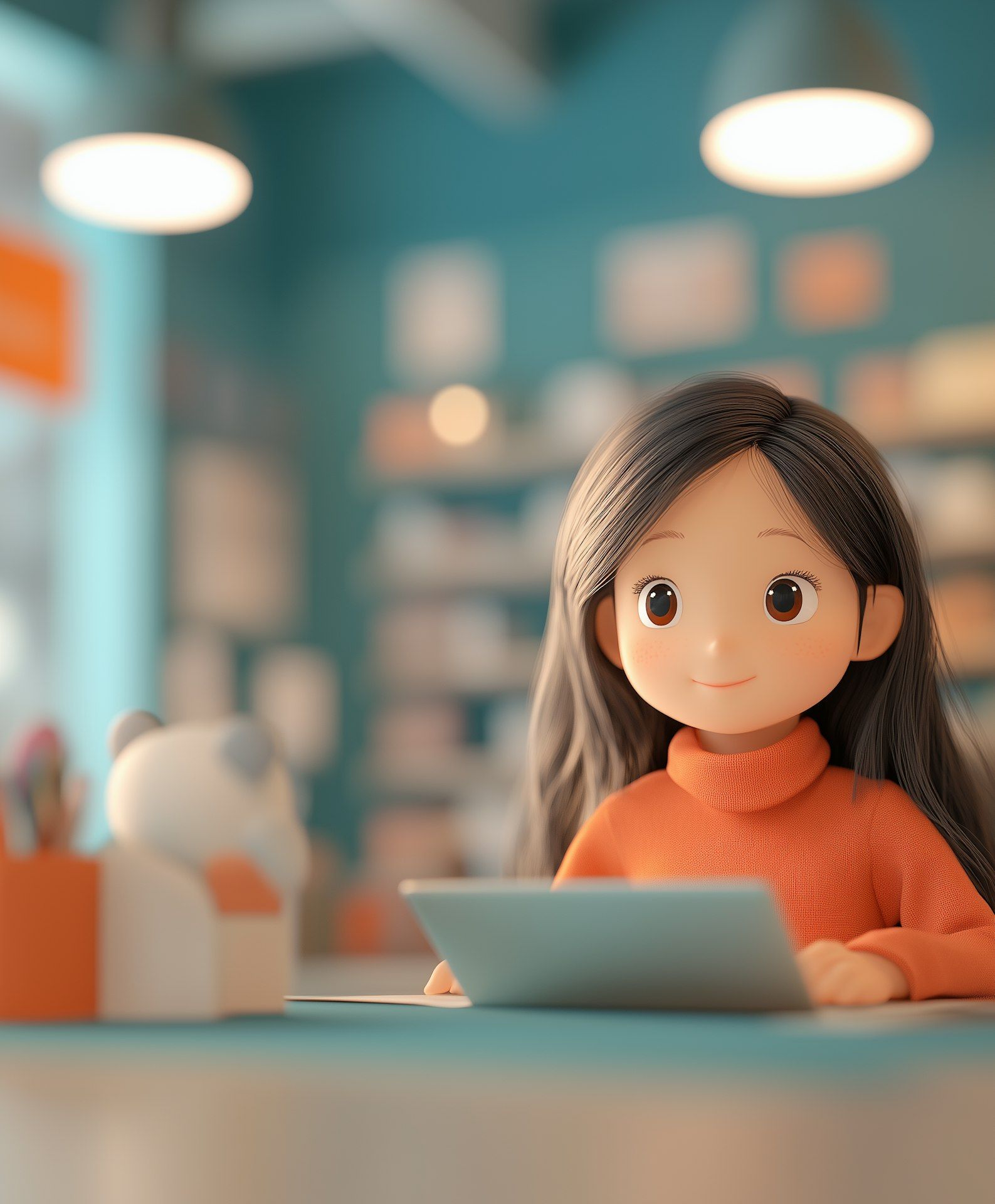 APIs vs MCPs Illustration in 4D Cartoon Style