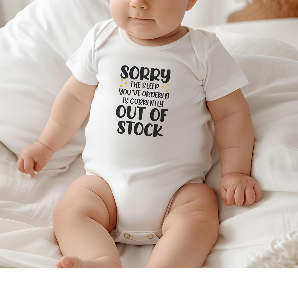 Clothing - Funny Baby Onesie, Organic Cotton Bodysuit, Sleep Out Of Stock Infant Sleeper - Personalized Etsy Final_4