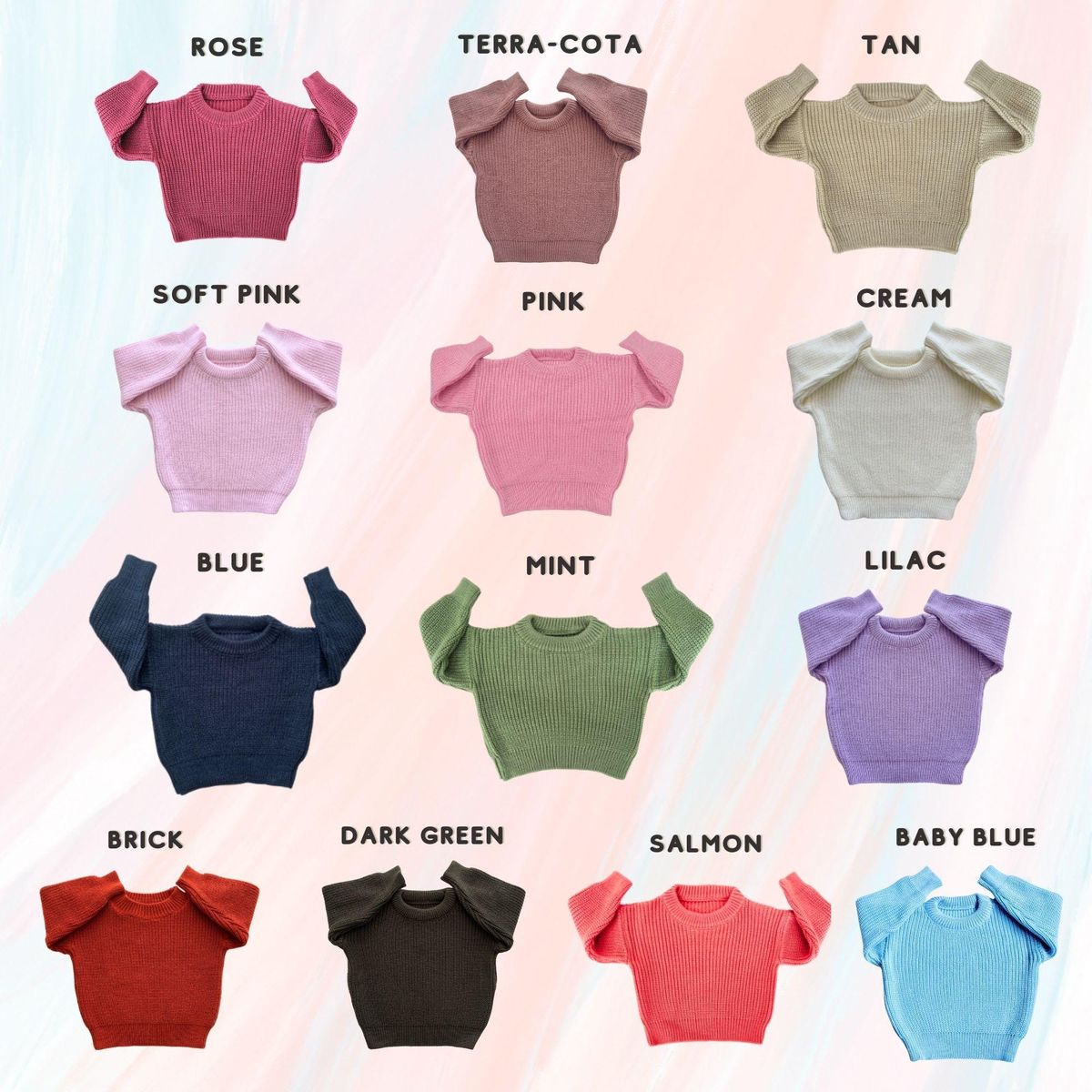 Clothing - Baby Name Sweater: Custom Embroidered Newborn Sweater - Personalized Etsy Final_6