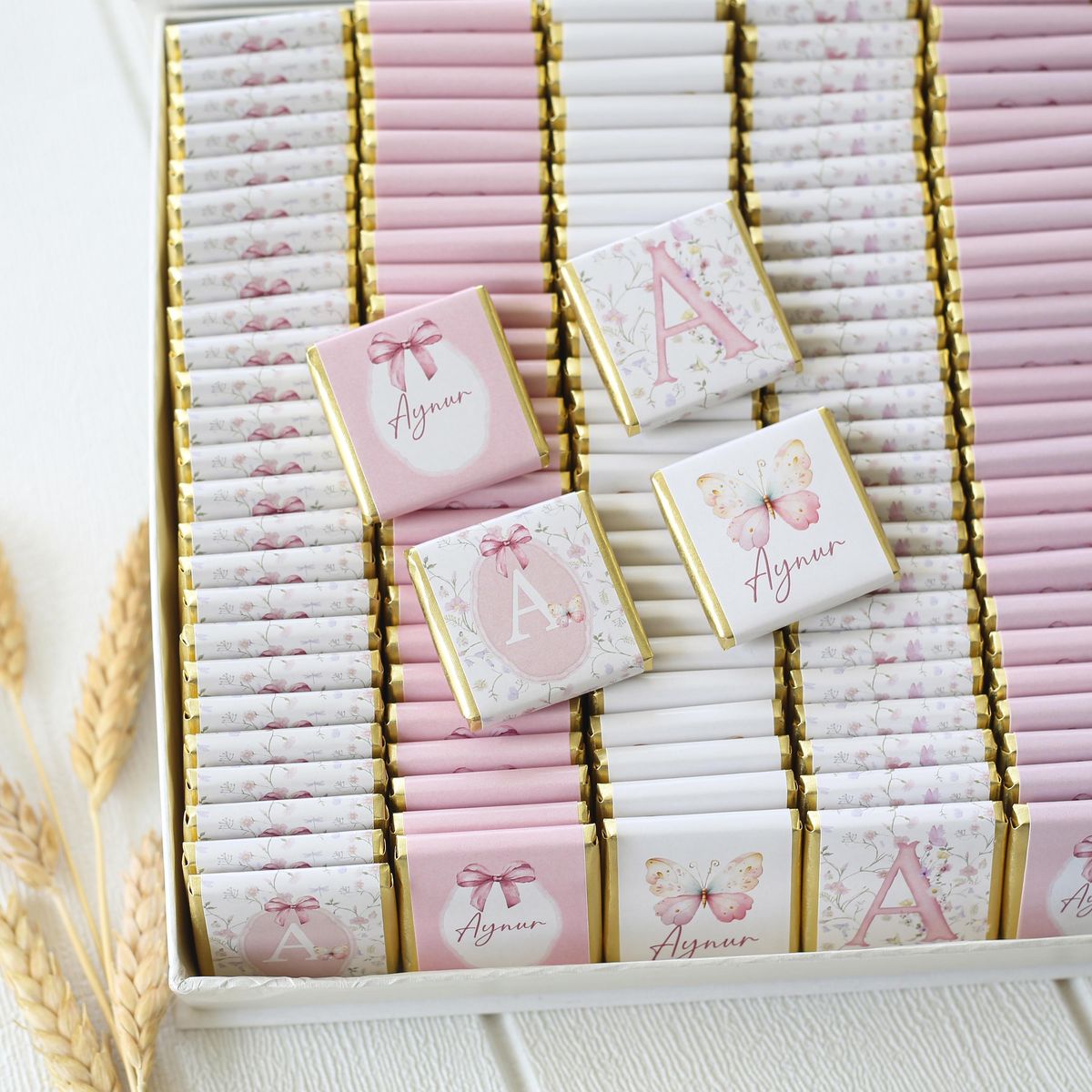 Party Favors - 50 Pcs Personalised Baby Shower Chocolate, Newborn Baby Chocolate, Custom Chocolate Favors, Sweet16, Baptism Chocolate, Baby Shower Gift - Personalized Etsy Final_3