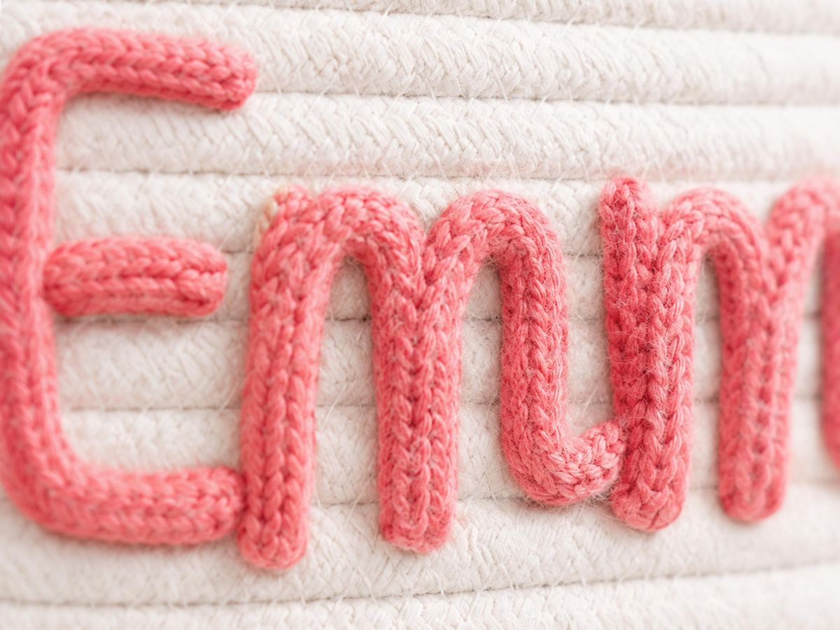Baskets - Personalized Cotton Rope Basket, Custom Name Nursery Basket, Baby Storage Organizer, Newborn Shower Gift, Baby Toy Basket, Gift for Baby - Personalized Etsy Final_6