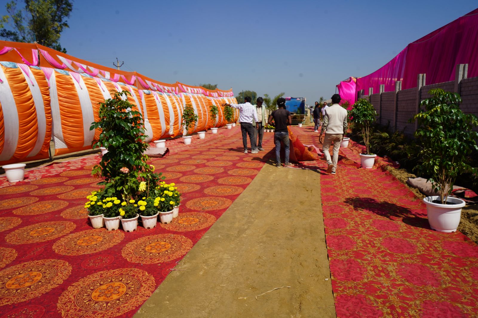 Brij Vrinda Farmland Site View