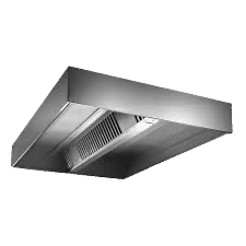 Stainless Steel Island Type Box Shaped Hood 2000x1800x500mm