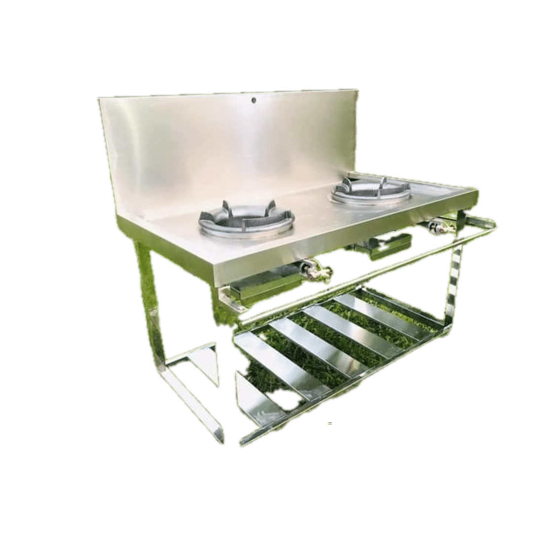 Stainless Steel Two Burner High Pressure Cooker