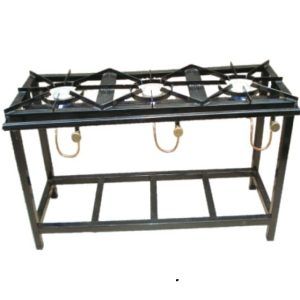 Mild Steel Three Burner High Pressure Cooker