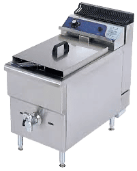 Stainless Steel Table Top Gas Fryer Single Well