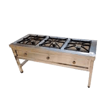 Stainless Steel Three Burner High Pressure Cooker