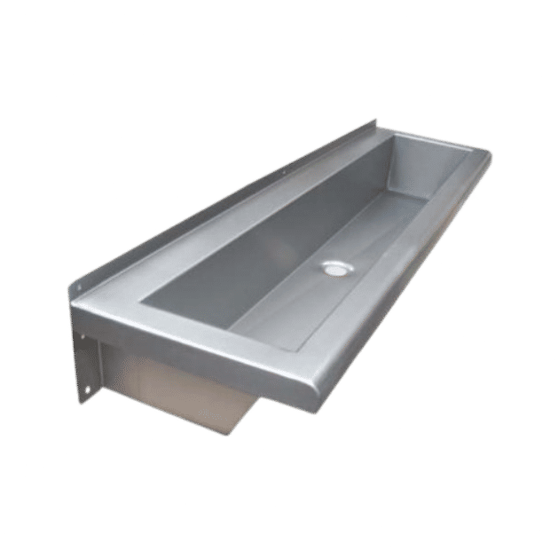 Stainless Steel Wash Trough Sink with Large Bowl(800x400x250mm)