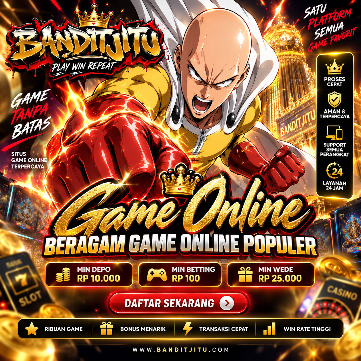 Thumbnail 1 of 3, Poster, BANDITJITU | Hobi Main Game Apa? Lihat Pilihan yang Bisa Kamu Jelajahi Hari Ini designed and sold by BANDITJITU.