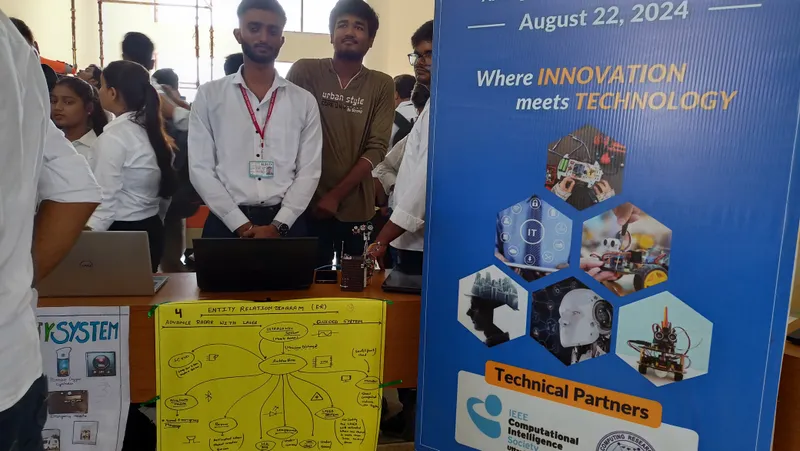 Showcasing the "Radar with Laser-Guided System" at Tech Expo 2024