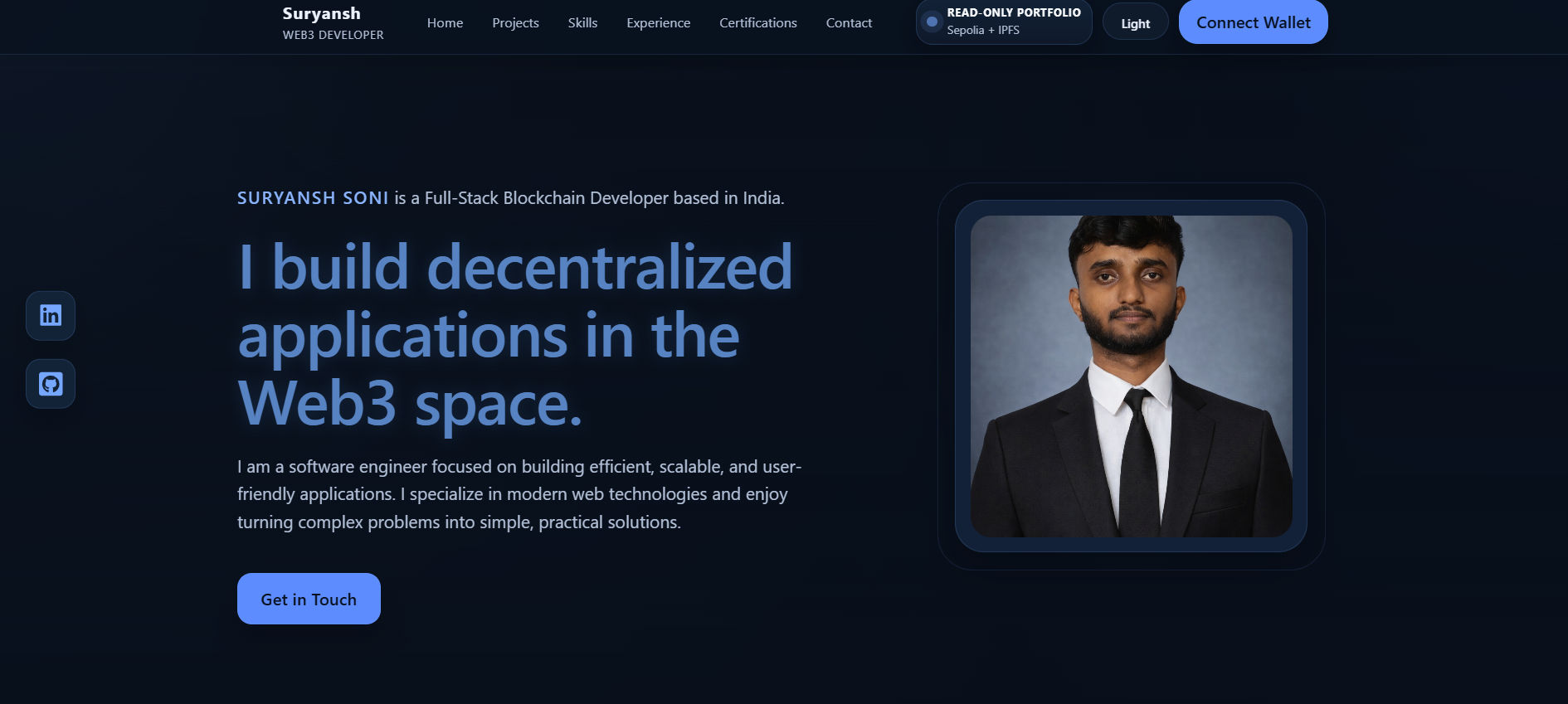 On-Chain Portfolio Engine