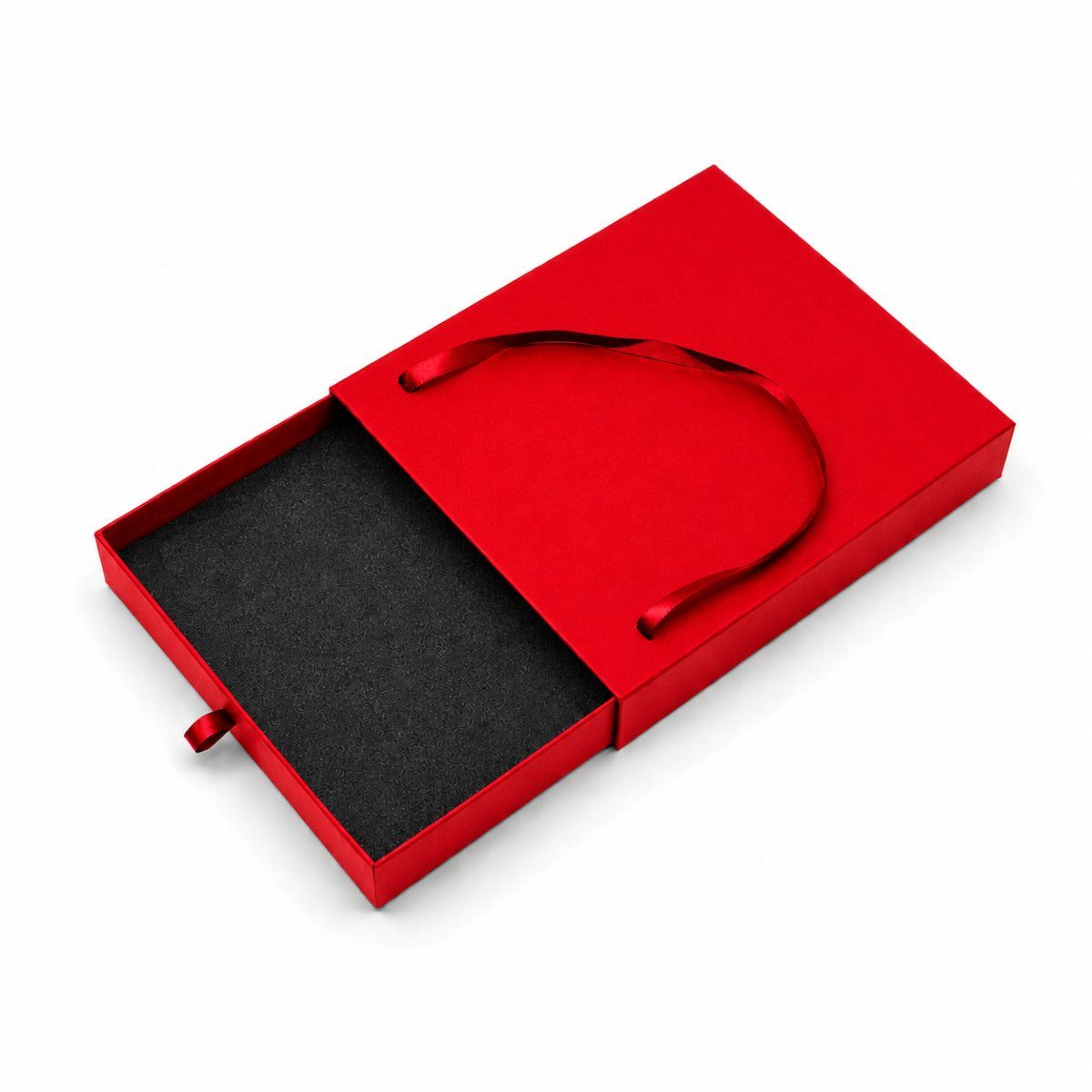 Big Necklace Box Drawer with Handle in custom colour — close-up view | custom rigid jewellery box, Jaipur