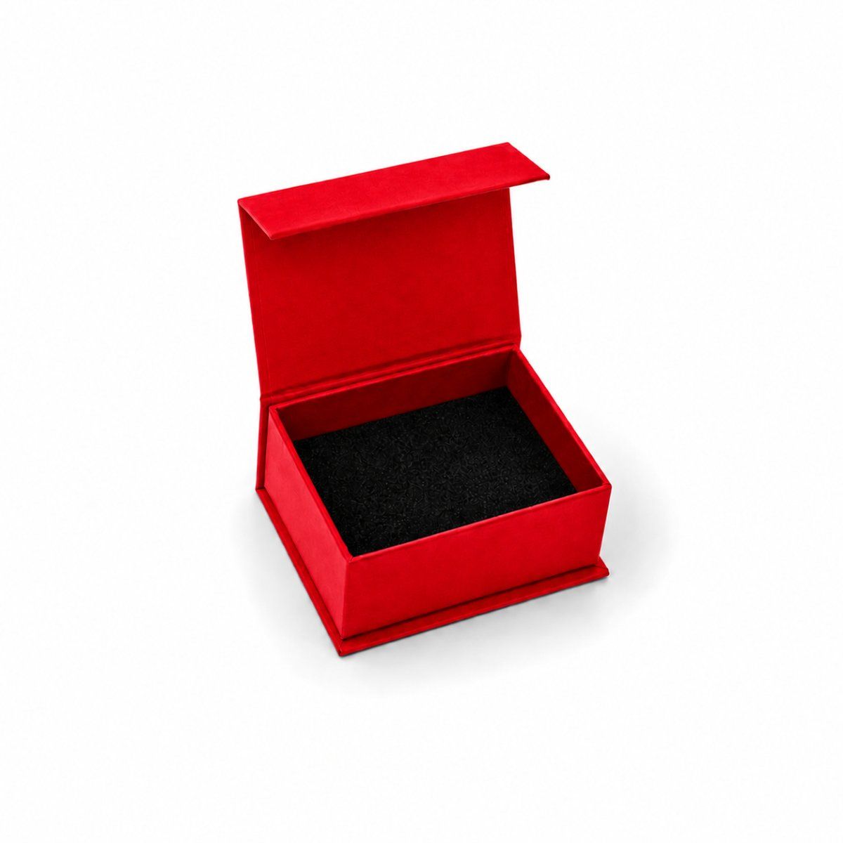 Earring Box with Magnetic file ( Four Flap) in custom colour — side view | custom rigid jewellery box, Jaipur