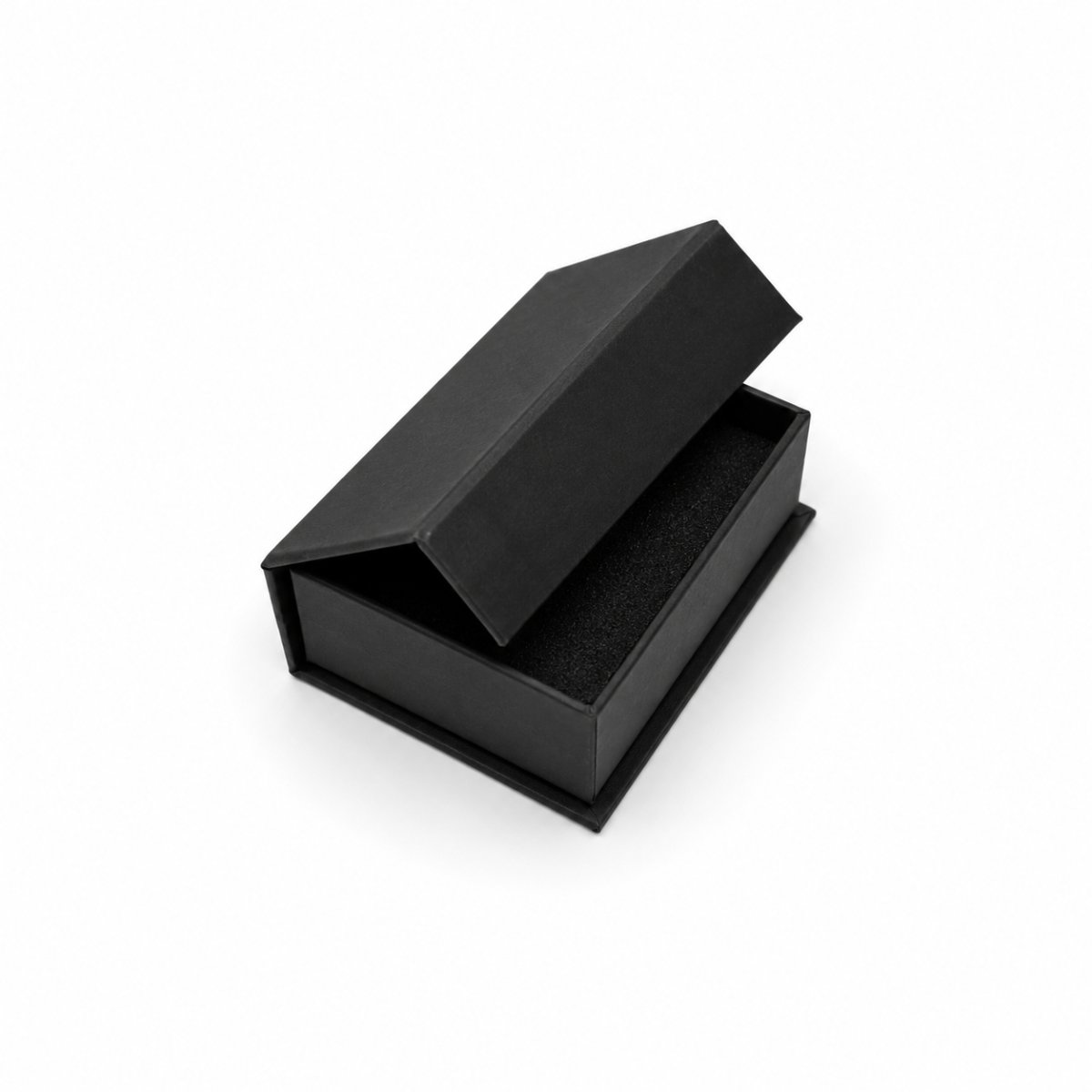 Earring Box with Magnetic file ( Four Flap) in custom colour — back view | custom rigid jewellery box, Jaipur