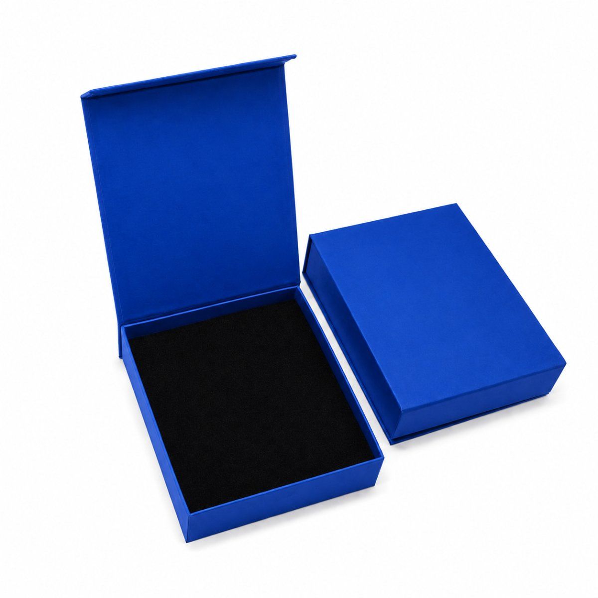 Pendant Set Box with Magnetic file ( Three Flap) in custom colour — back view | custom rigid jewellery box, Jaipur
