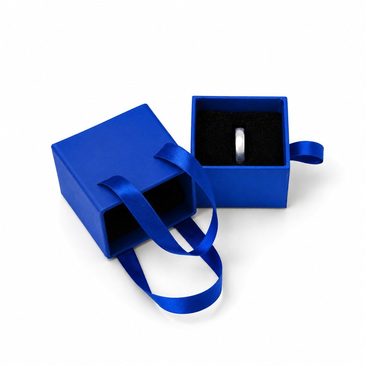Ring Box Drawer with Handle in custom colour — back view | custom rigid jewellery box, Jaipur