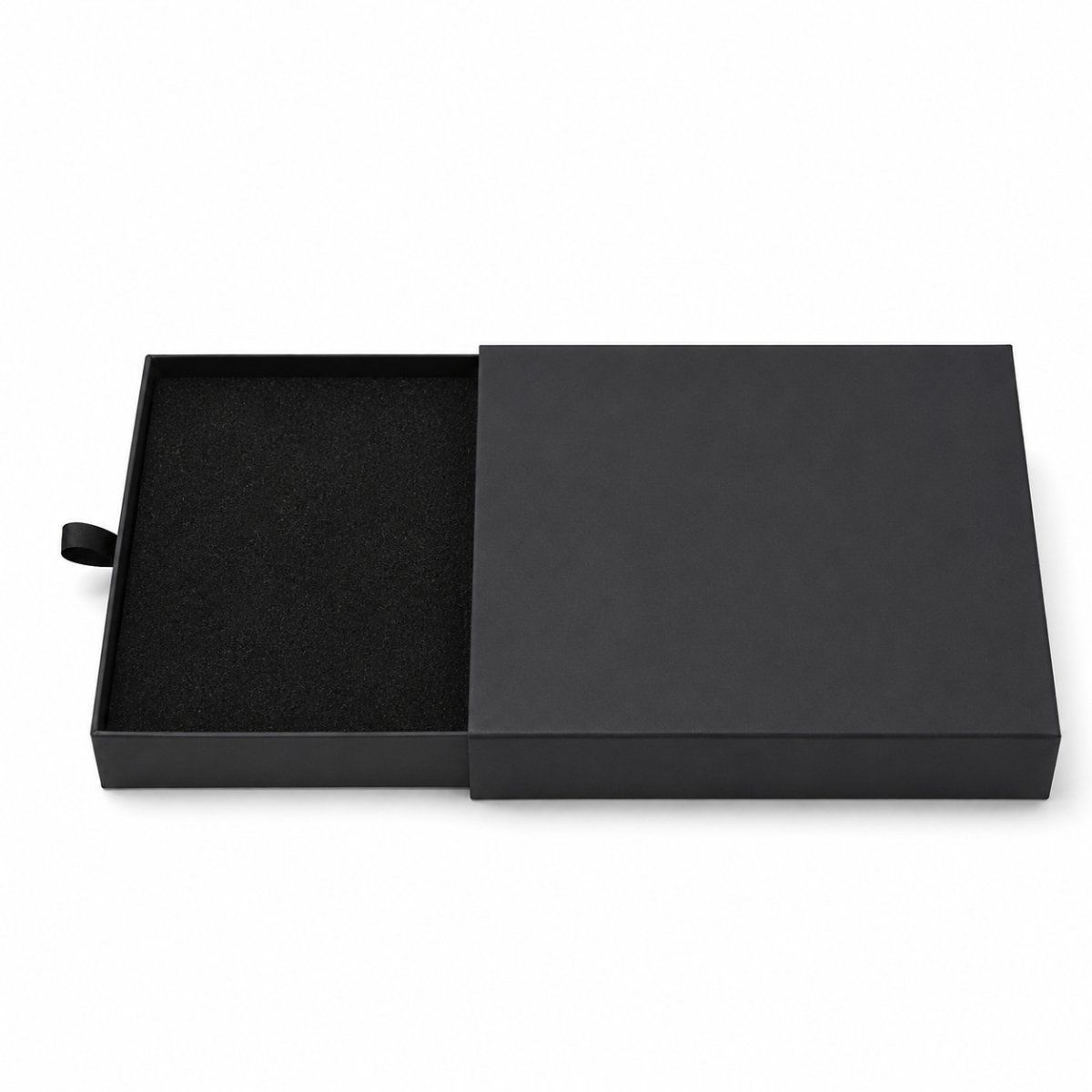 Small Necklace Box Drawer in custom colour — side view | custom rigid jewellery box, Jaipur