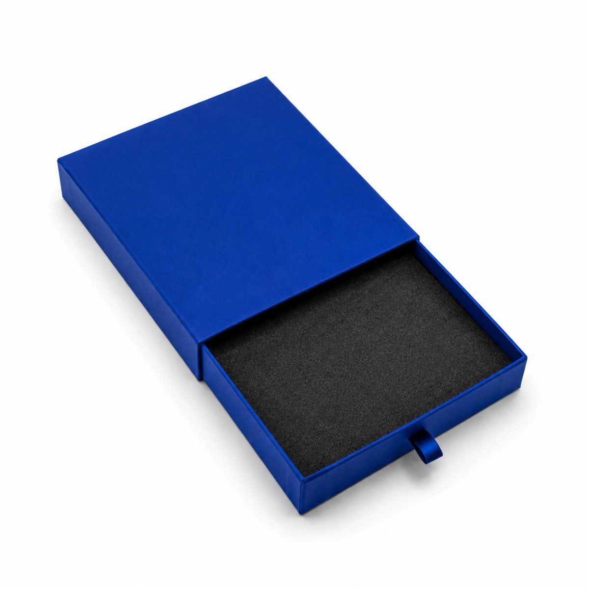 Small Necklace Box Drawer in custom colour — detail view | custom rigid jewellery box, Jaipur