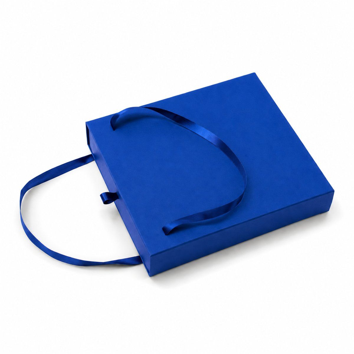 Small Necklace Box Drawer with Handle in custom colour — detail view | custom rigid jewellery box, Jaipur