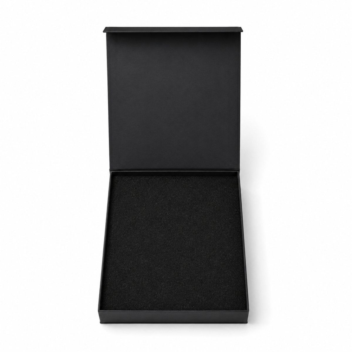 Small Necklace Box with Magnetic file ( Three Flap) in custom colour — side view | custom rigid jewellery box, Jaipur