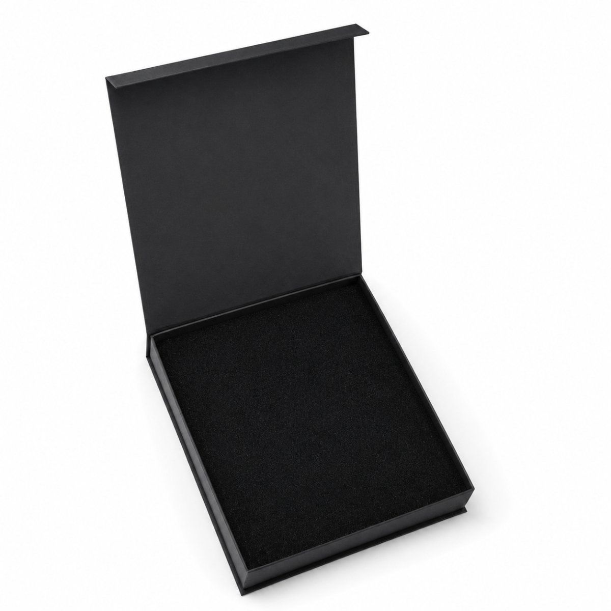 Small Necklace Box with Magnetic file ( Four Flap) in custom colour — side view | custom rigid jewellery box, Jaipur