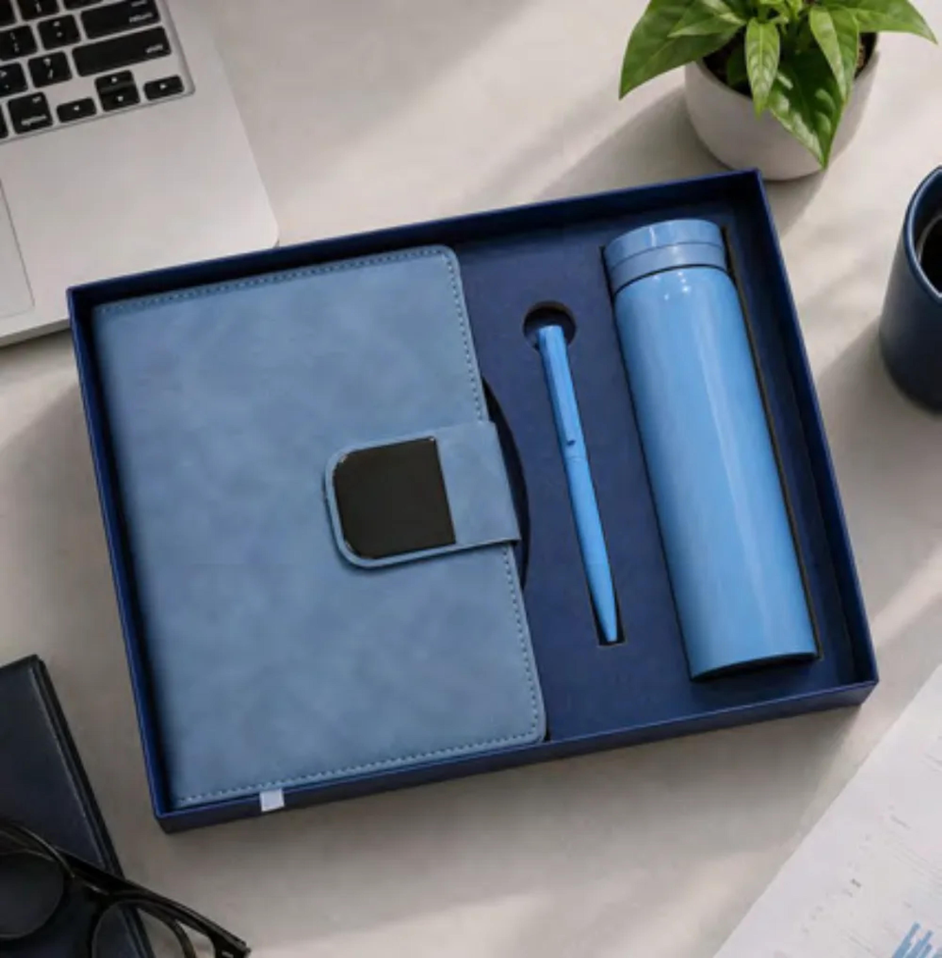 Corporate Luxe Kit — Slate Blue — Executive Gift Sets corporate gift