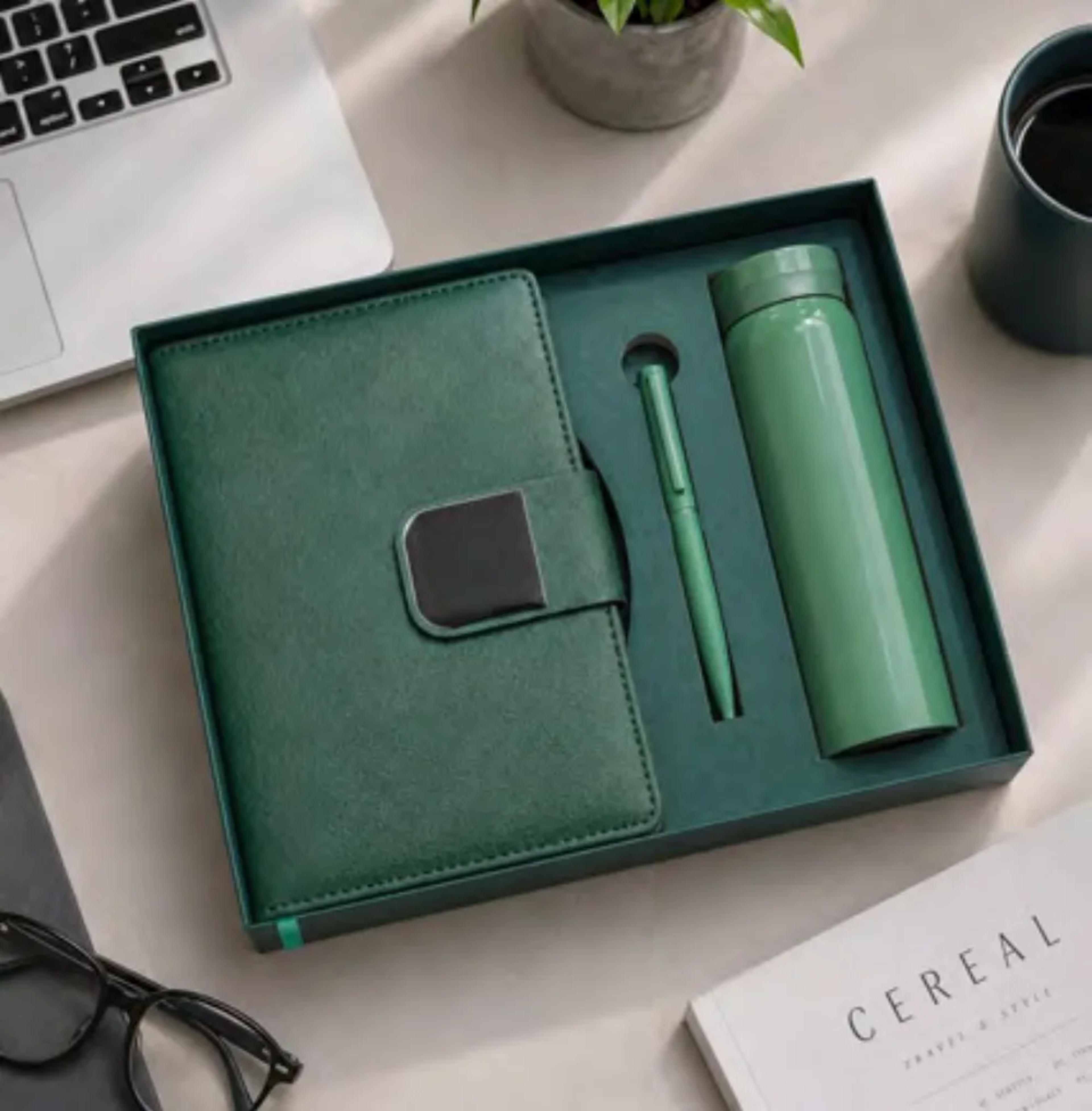 Corporate Luxe Kit — Forest Green — Executive Gift Sets corporate gift