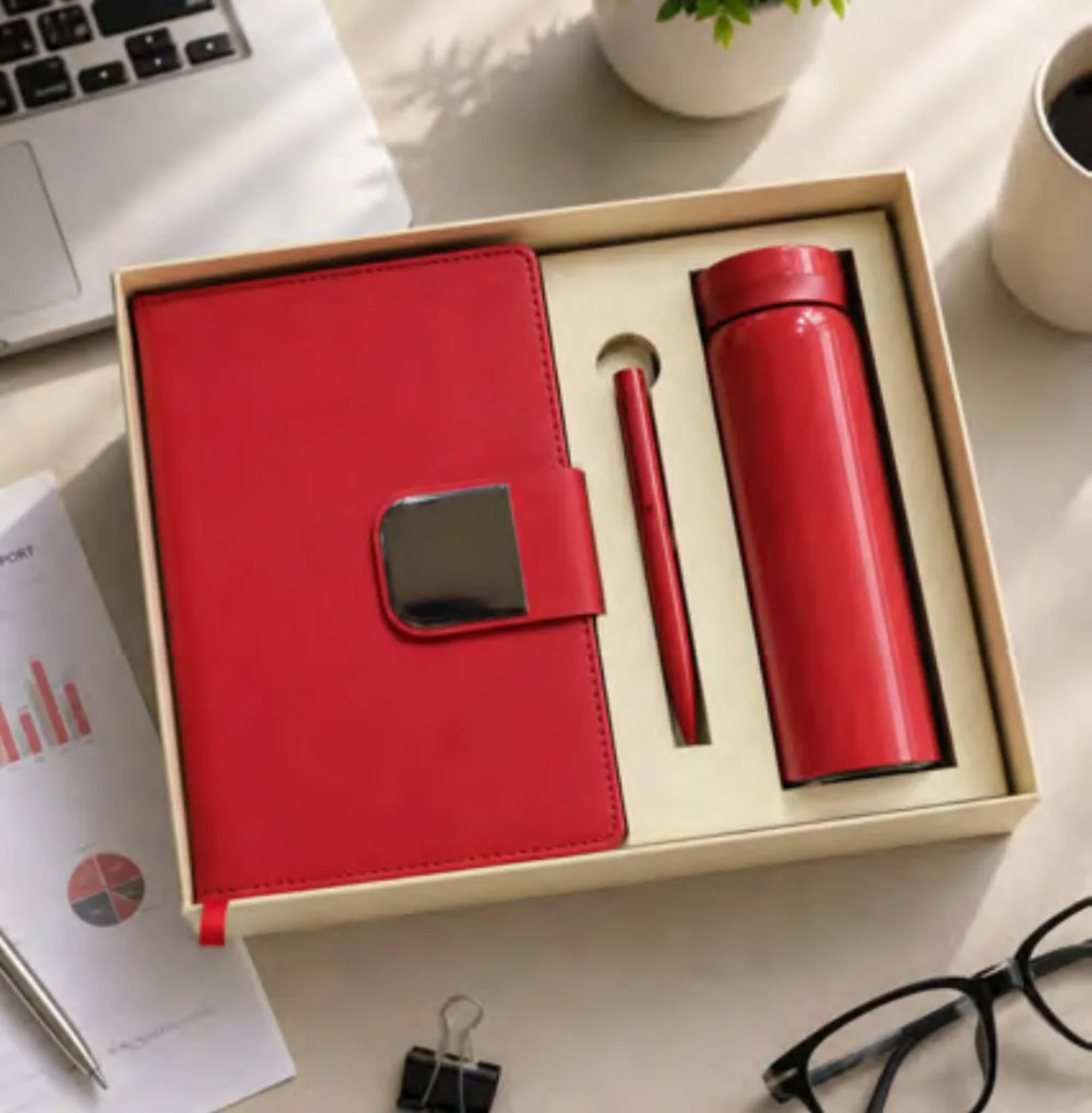 Corporate Luxe Kit — Crimson — Executive Gift Sets corporate gift