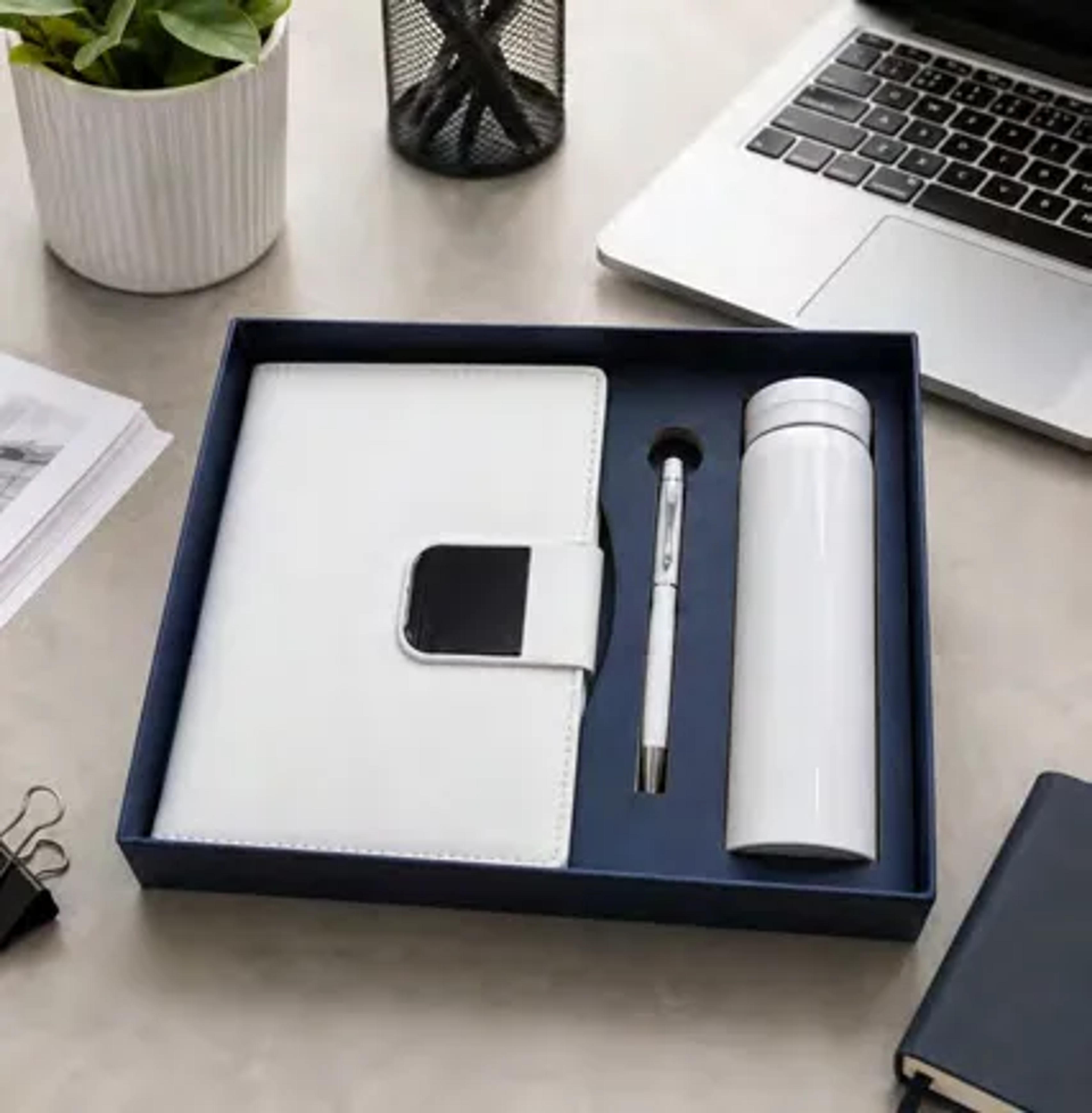 Corporate Luxe Kit — White — Executive Gift Sets corporate gift