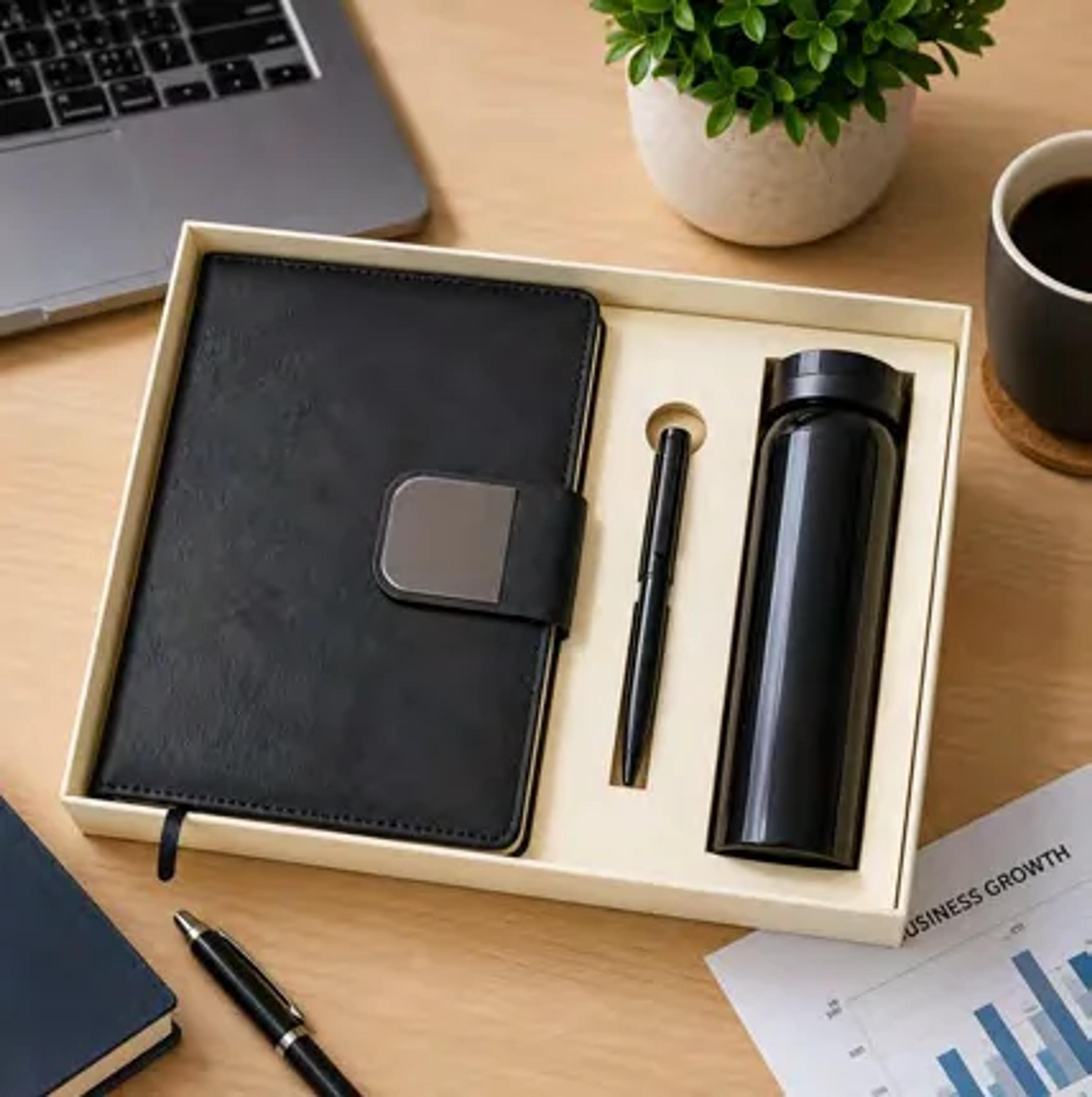 Corporate Luxe Kit — Charcoal — Executive Gift Sets corporate gift