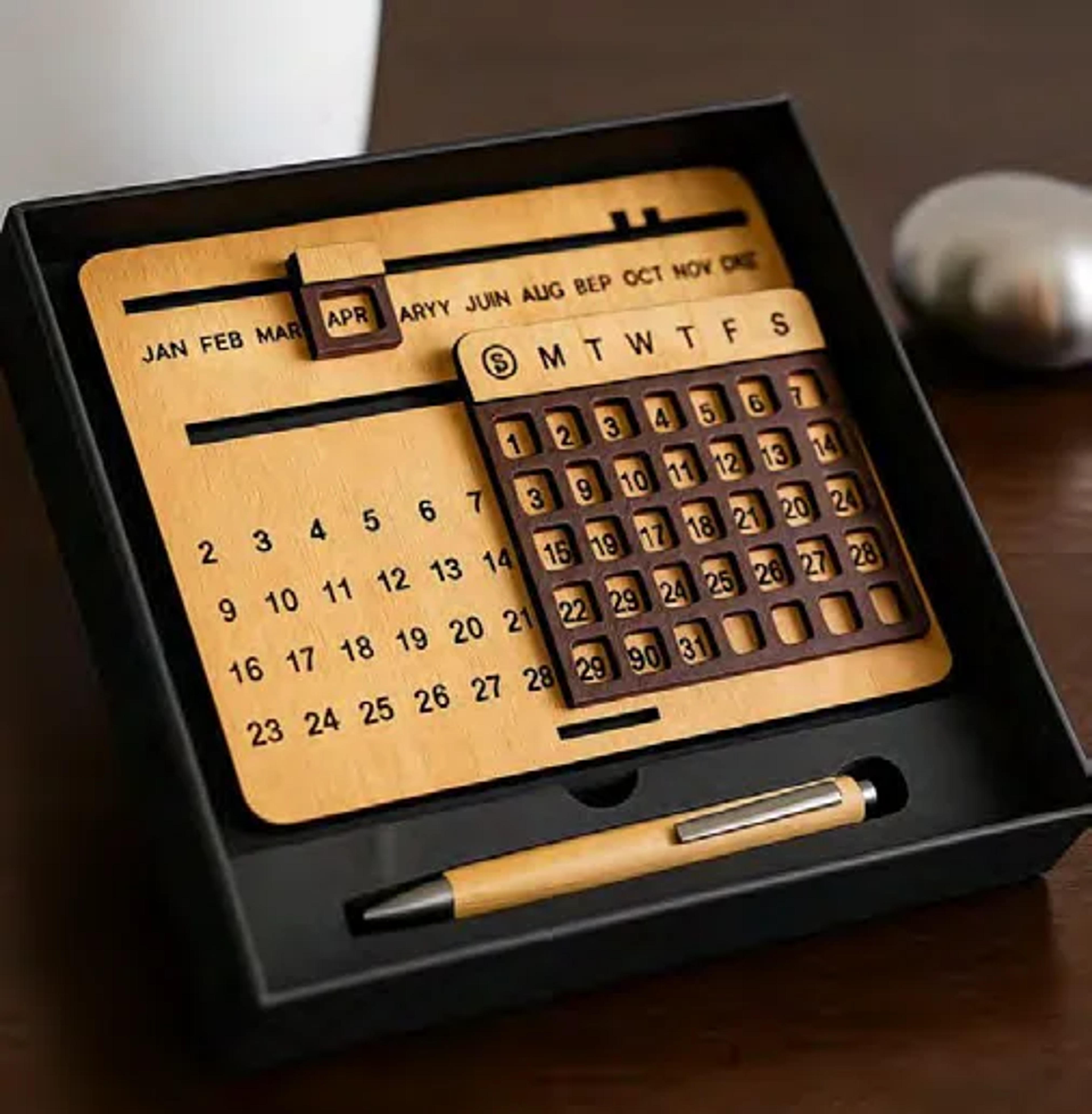 MDF Calendar — Office Essentials corporate gift