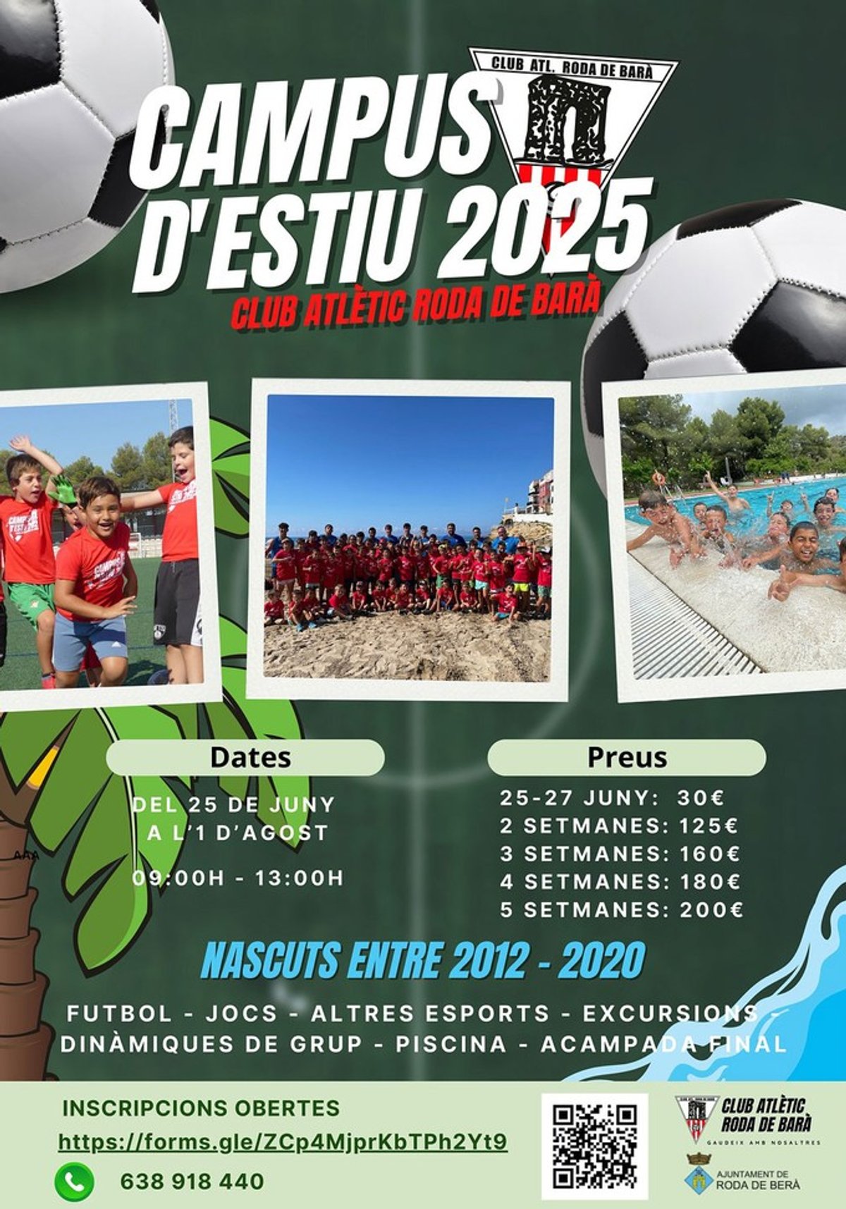 Campus d'Estiu 2025 del Club Atlètic Roda de Berà