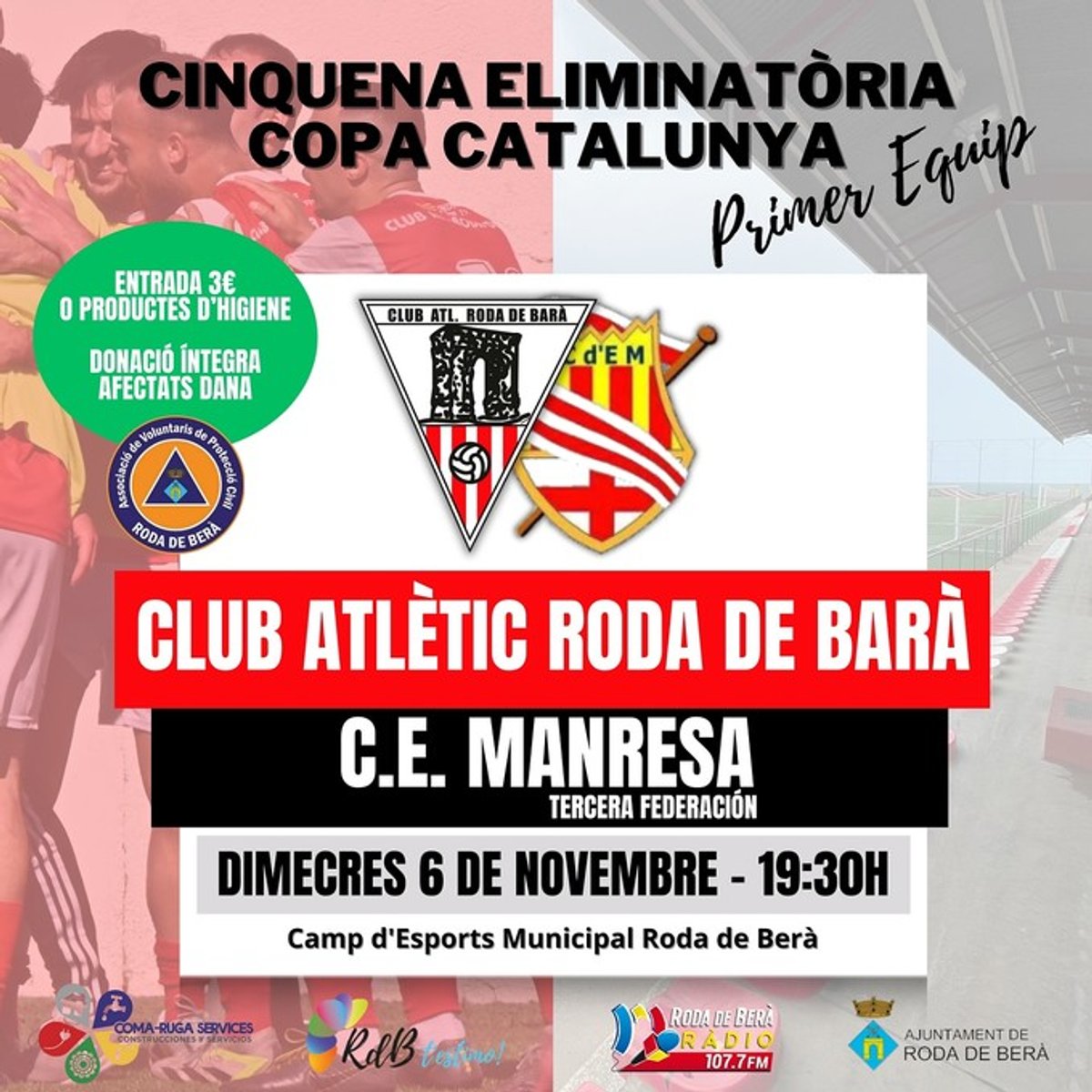 CA Roda de Barà - CE Manresa