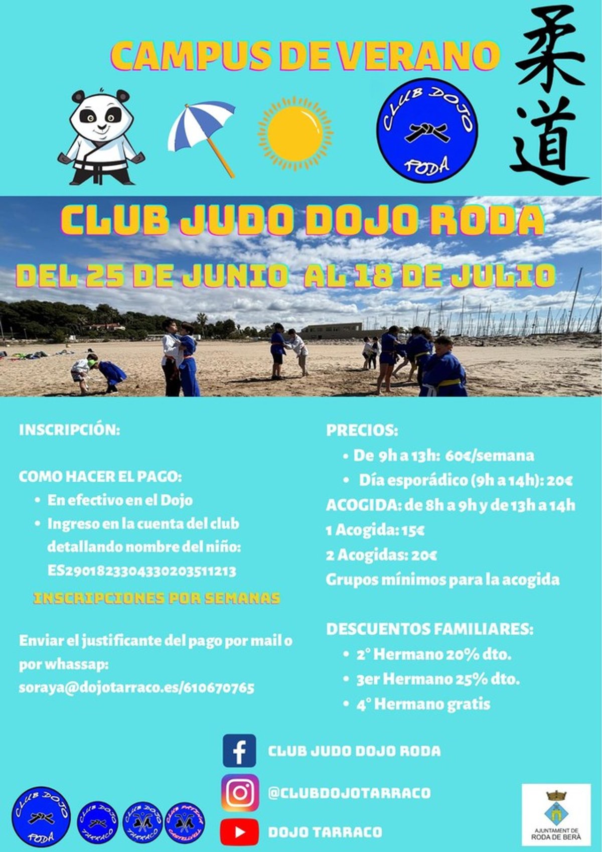 Campus d'Estiu del Club de Judo Dojo Roda
