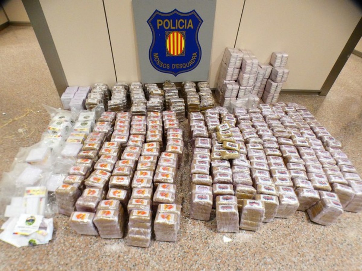 La droga confiscada | Mossos d'Esquadra