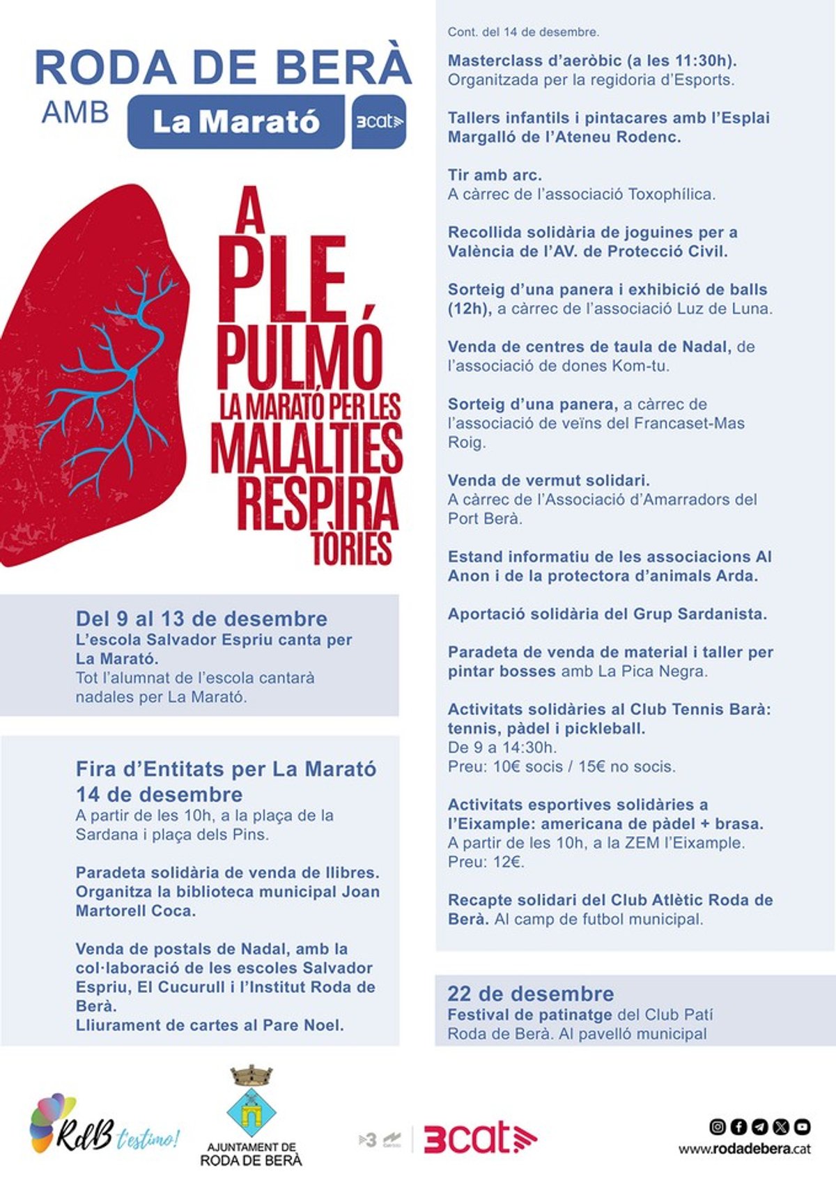 Activitats per La Marató
