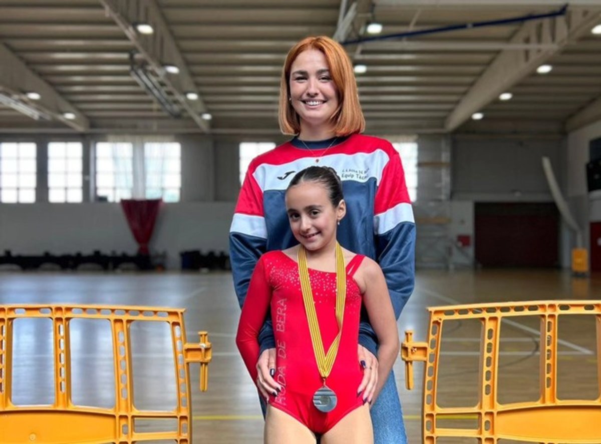 Mia Vergés, patinadora del Club Patí de Roda de Berà