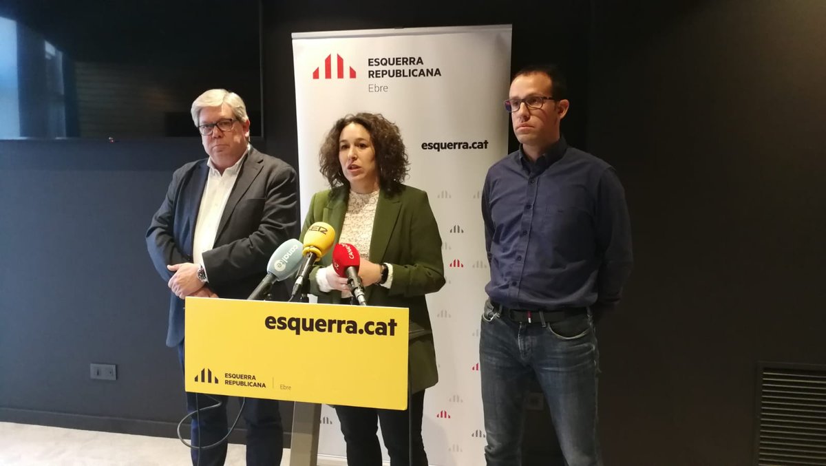 Representants Faura, Pujol i Adell - ERC Ebre