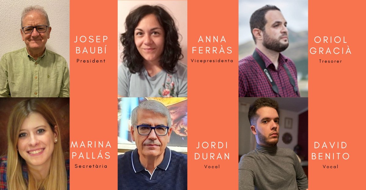 nova junta 2022 Col·legi de Periodistes de lesTerres de l'Ebre