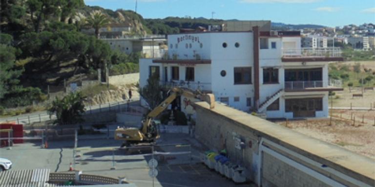 Comencen les obres per la creació d’un nou itinerari per a vianants a la platja del Cavaió