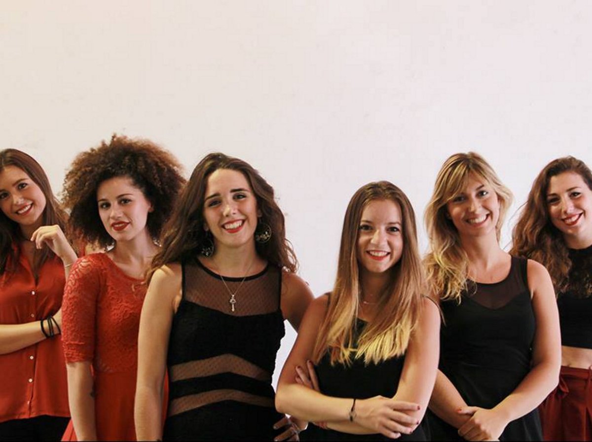 Carolina Alabau amb el grup Sound Six 