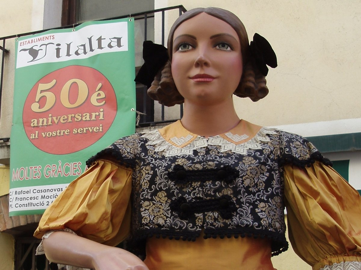 La gegantona Laia acaba de fer 18 anys/Foto: JM Merino