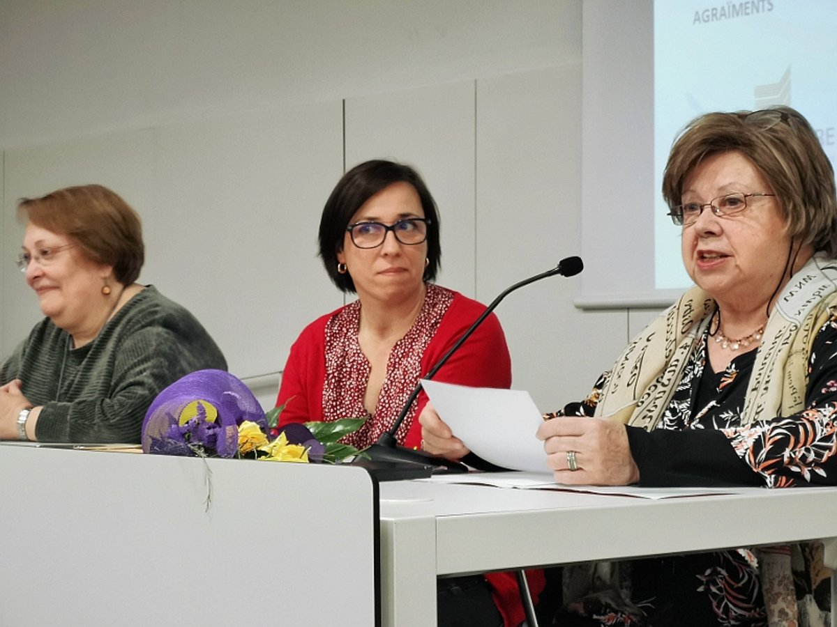 Juste, Ortiz i Xirinacs durant la presentació de 'El rec'