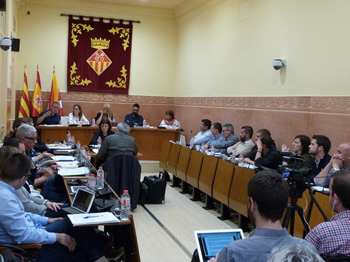 Imatge del darrer Ple municipal / arxiu
