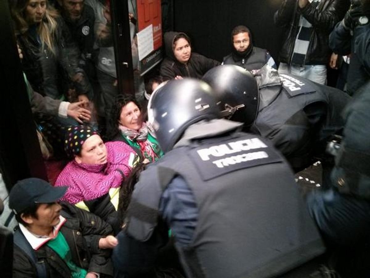 ICV considera "desproporcionada" l'actuació dels Mossos