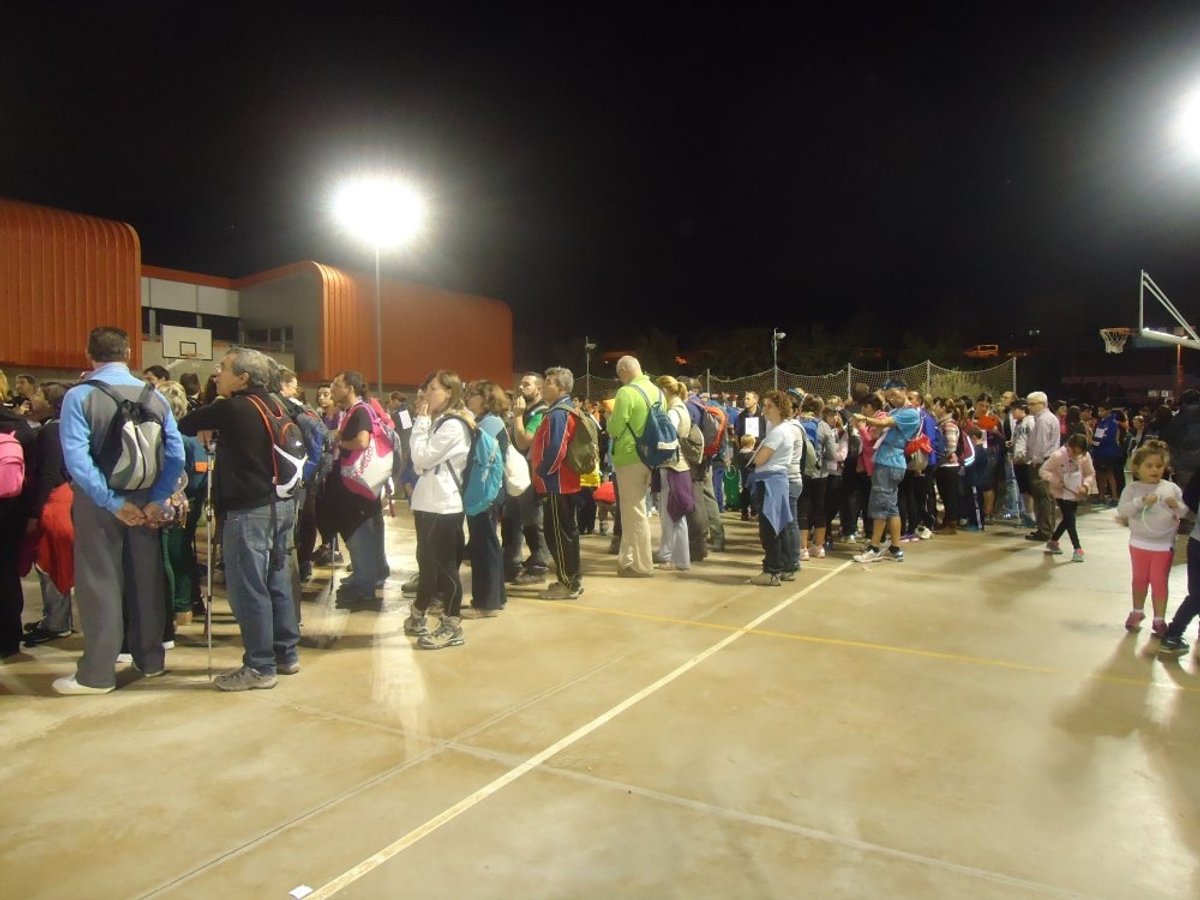 La Caminada Nocturna va tenir l'origen i el final a l’Escola Rivo Rubeo
